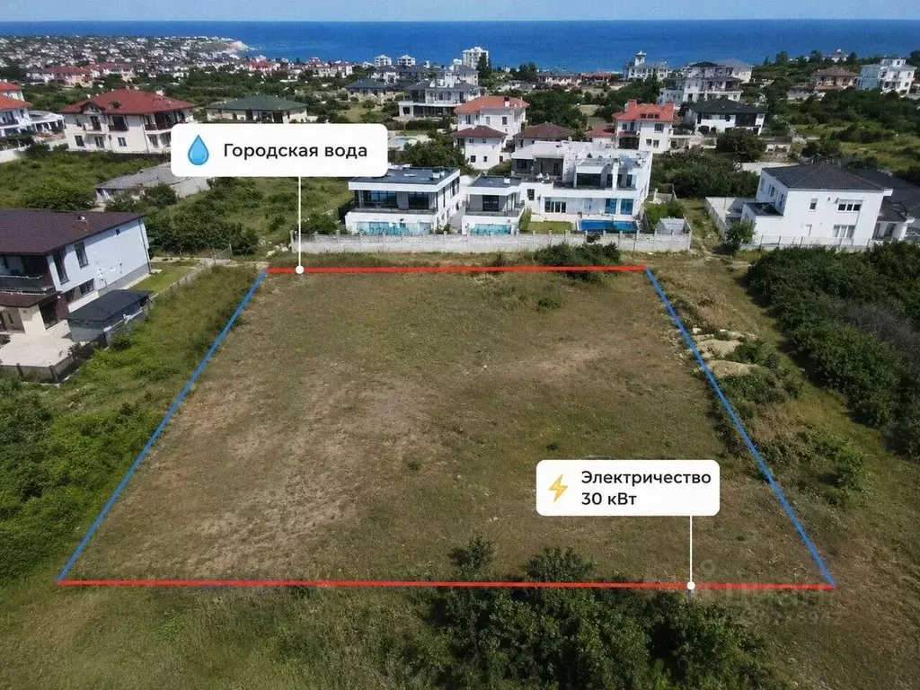 Участок в Севастополь Вилларис дель Мар кп,  (10.0 сот.) - Фото 1