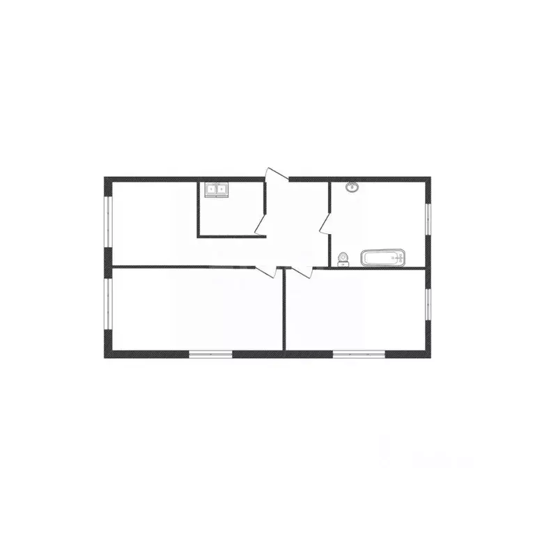 3-к кв. Белгородская область, Белгород ул. Щорса, 3 (61.8 м) - Фото 2