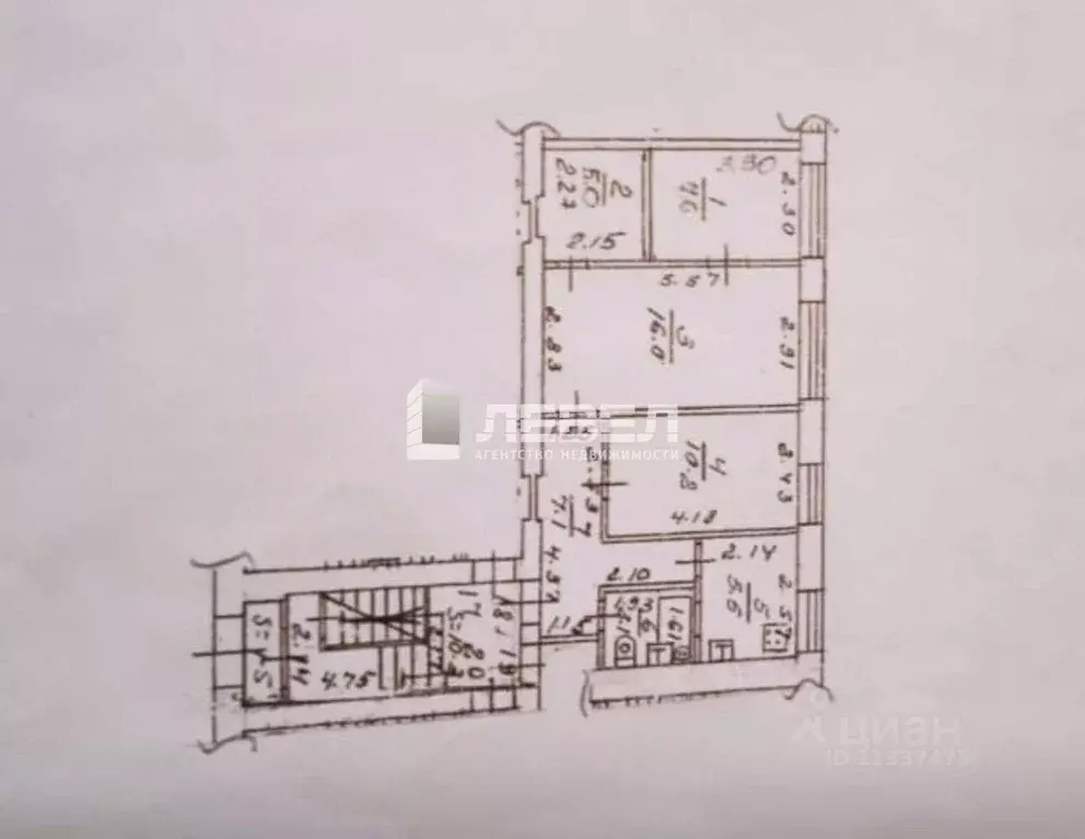 3-к кв. Московская область, Подольск ул. Свердлова, 47а (54.5 м) - Фото 1