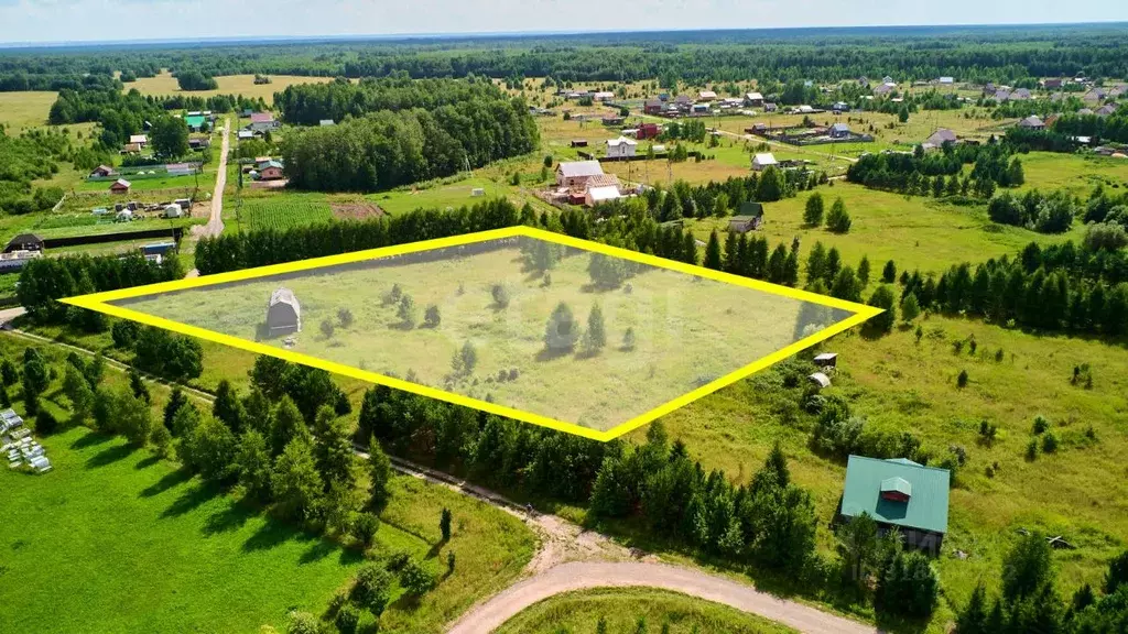 Участок в Томская область, Томский район, Солнечная поляна ДНТ  (94.0 ... - Фото 2