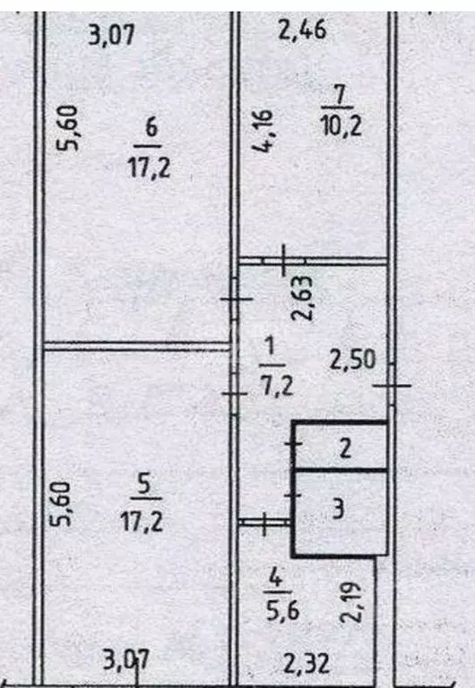 3-к кв. Липецкая область, Липецк ул. М.И. Неделина, 17 (61.0 м) - Фото 1