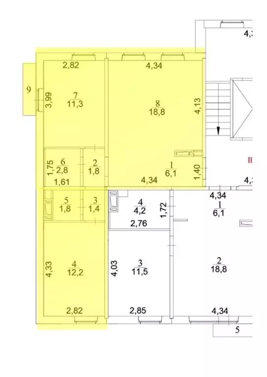 3-комнатная квартира: Челябинск, улица Блюхера, 123Д (56.2 м) - Фото 0