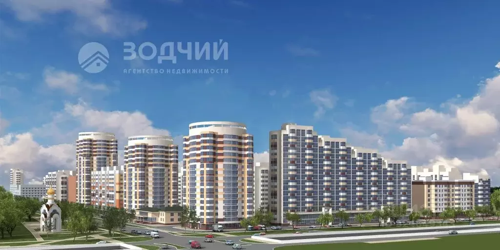 1-к кв. Чувашия, Чебоксары ул. Богдана Хмельницкого, поз8 (40.4 м) - Фото 1