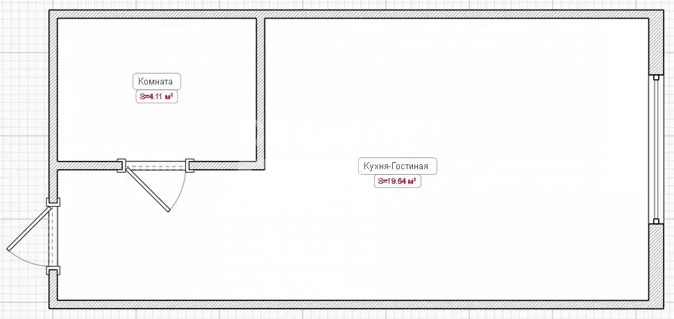 Студия Краснодарский край, Краснодар Новый мкр, ул. 2-я Трудовая, 1 ... - Фото 2