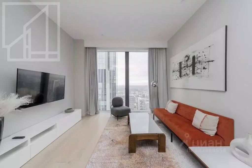 2-к кв. Москва 1-й Красногвардейский проезд, 22с1 (75.0 м) - Фото 1