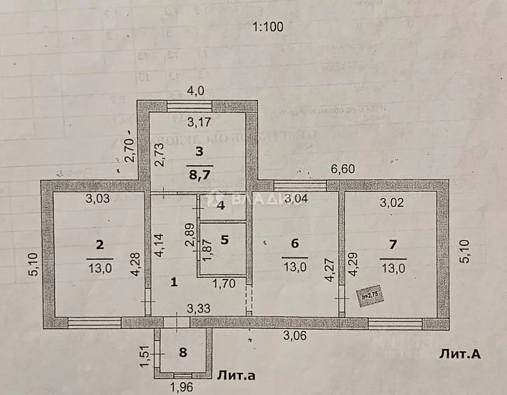 Дом в Белгородская область, Белгород ул. Семена Чайкина, 8 (63 м) - Фото 1