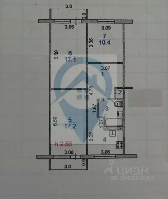 3-к кв. Ивановская область, Ивановский район, с. Ново-Талицы ул. ... - Фото 0