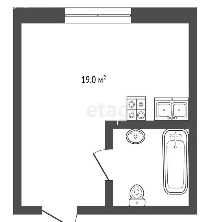 Квартира-студия: Набережные Челны, 23-й комплекс, 11А (14 м) - Фото 0