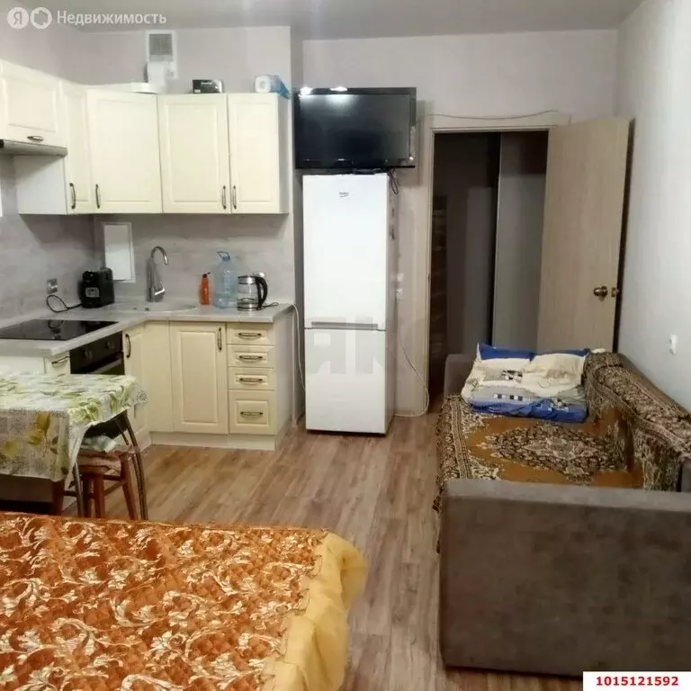 Квартира-студия: Краснодар, улица Героя А.А. Аверкиева, 38 (26.1 м) - Фото 1