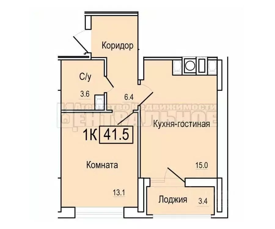 1-к кв. Смоленская область, Смоленск ул. 1-я Восточная, 5 (41.5 м) - Фото 1