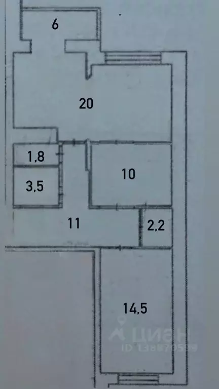 2-к кв. Московская область, Люберцы ул. Кирова, 9к5 (69.0 м) - Фото 2