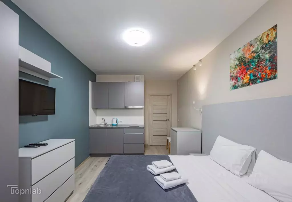 Студия Санкт-Петербург Политехническая ул., 6 (22.0 м) - Фото 1