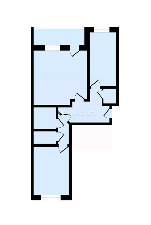 2-к кв. Московская область, Балашиха Балашихинское ш., 20 (58.9 м) - Фото 2