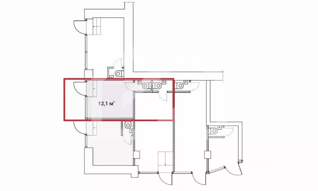 Помещение свободного назначения в Москва просп. Мира, 97 (12 м) - Фото 2