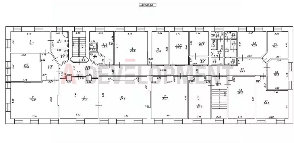 Офис в Татарстан, Казань ул. Шигабутдина Марджани, 24 (14 м) - Фото 1