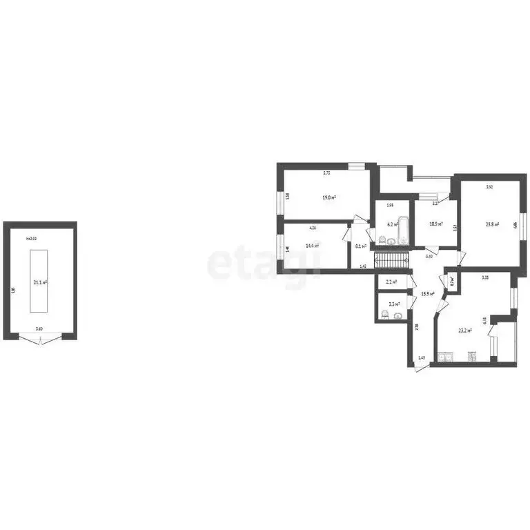 4-комнатная квартира: Петрозаводск, Промышленная улица, 7 (127.8 м) - Фото 0