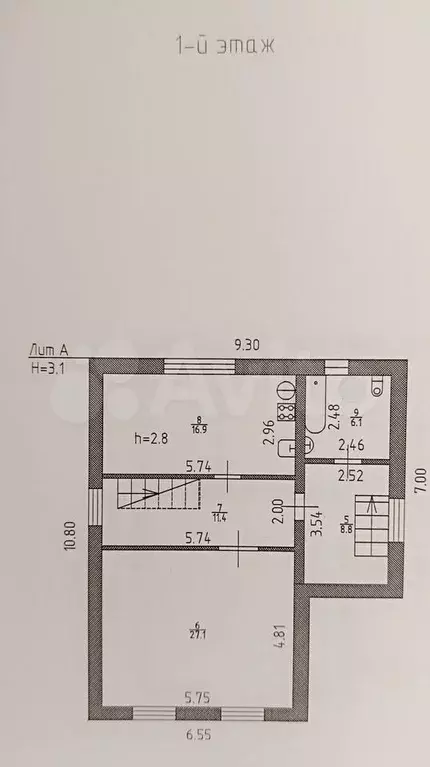 Дом 182 м на участке 6,1 сот. - Фото 1