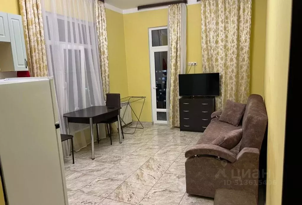 Студия Краснодарский край, Сочи ул. Тимирязева, 30/4В (25.0 м) - Фото 1