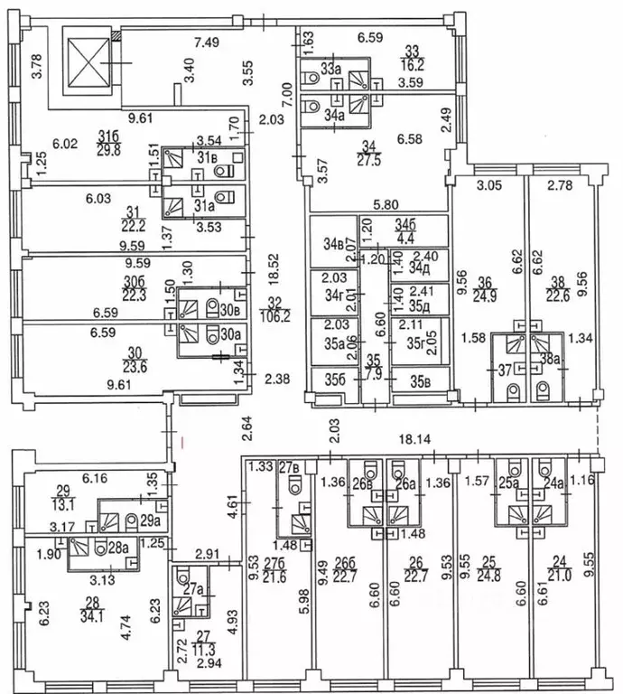 Помещение свободного назначения в Москва Нижегородская ул., 32С15 (34 ... - Фото 1