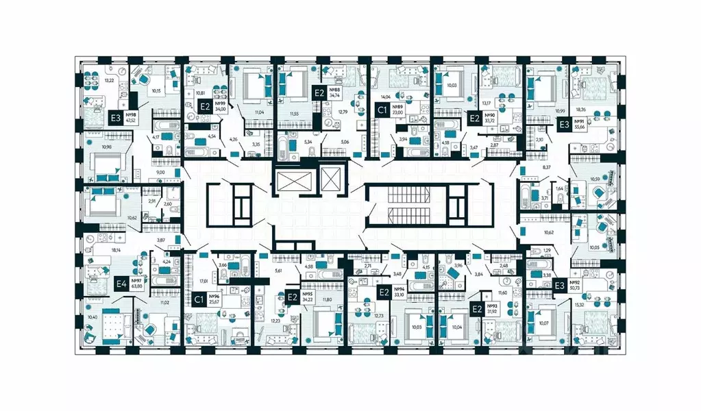 1-к кв. Тульская область, Тула ул. Чмутова, 158Д (34.0 м) - Фото 2