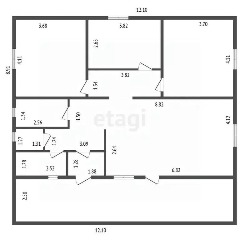 Дом в Ленинградская область, Волосовский район, Клопицкое с/пос, д. ... - Фото 1