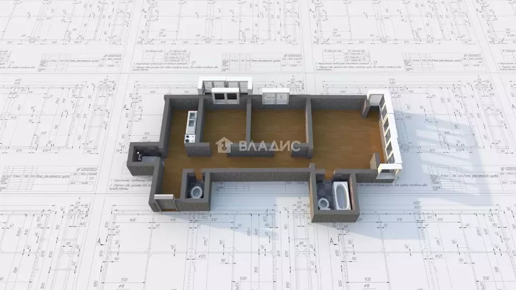 3-к кв. Иркутская область, Ангарск ул. 40 лет Октября, 119 (79.0 м) - Фото 2