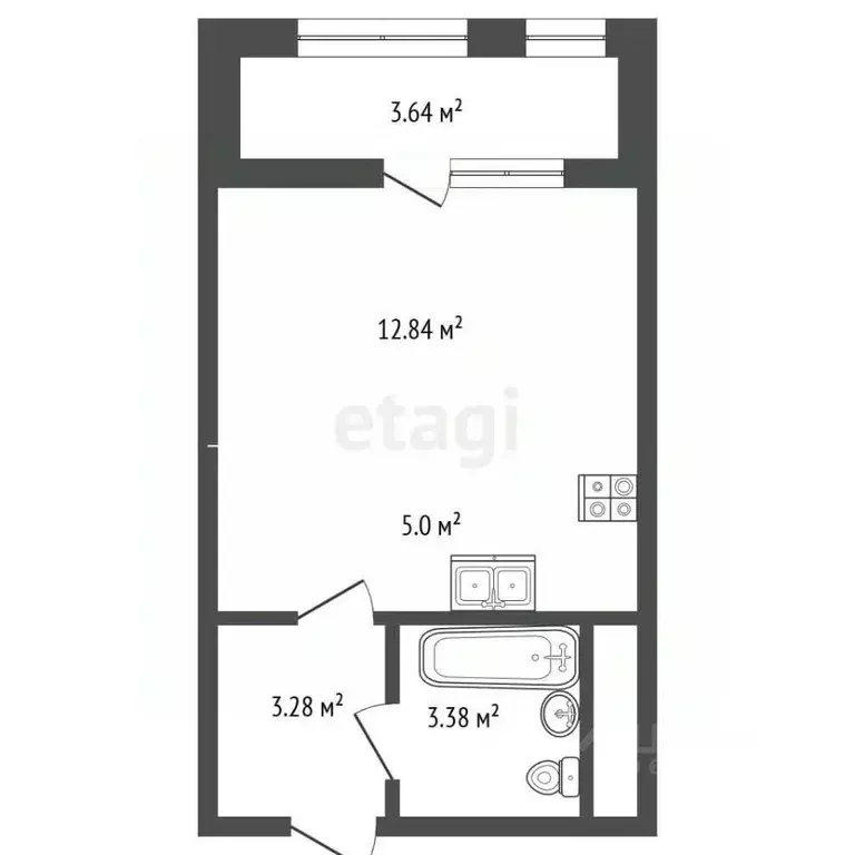 Студия Мордовия, Саранск ул. Косарева, 15А (26.4 м) - Фото 2