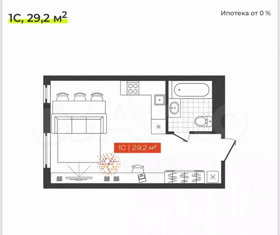 Продам помещение свободного назначения, 29.2 м - Фото 1