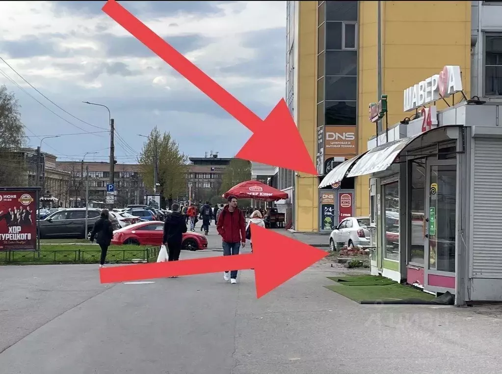 Торговая площадь в Санкт-Петербург ул. Васи Алексеева, 6В (40 м) - Фото 1