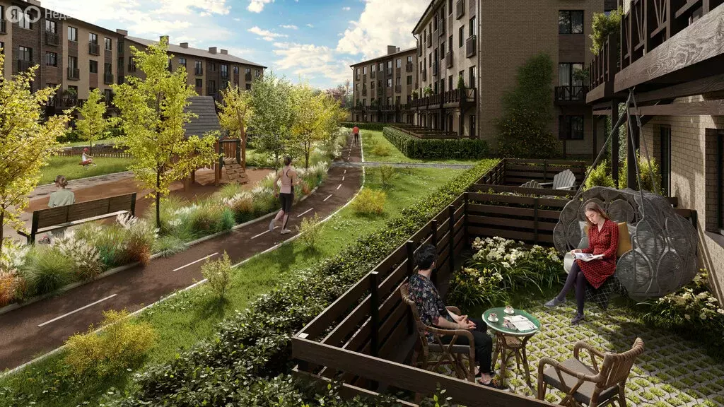 3-комнатная квартира: Октябрьский, жилой комплекс Альпийский квартал ... - Фото 2