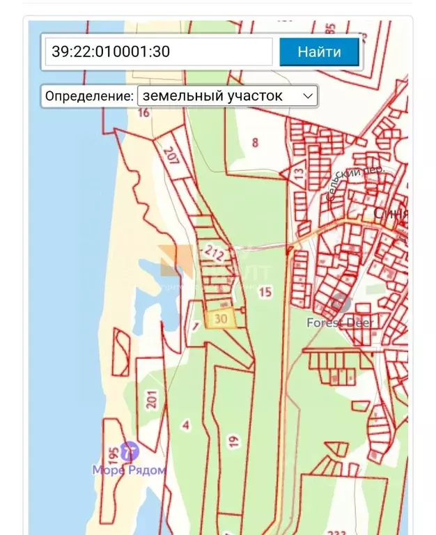 Участок в Калининградская область, Янтарный пгт ул. Облепиховая, 33 ... - Фото 2