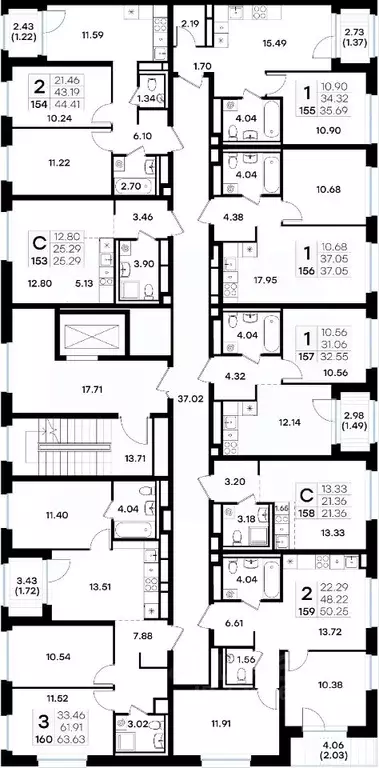 1-к кв. Татарстан, Казань 3-й кв-л, Салават Купере жилой комплекс ... - Фото 2