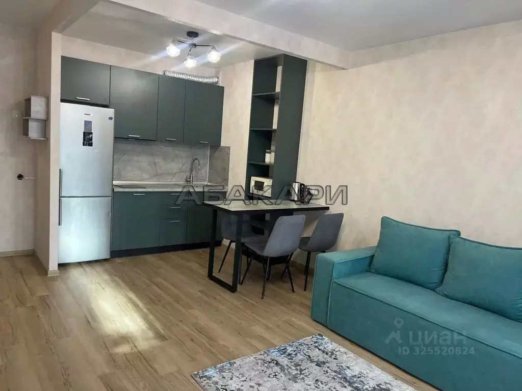 Студия Красноярский край, Красноярск ул. Спандаряна, 1Б (42.0 м) - Фото 2