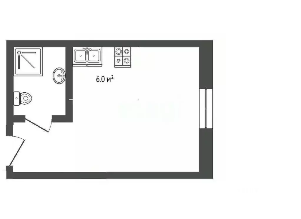 Комната Вологодская область, Вологда Топливный пер., 6А (16.5 м) - Фото 1