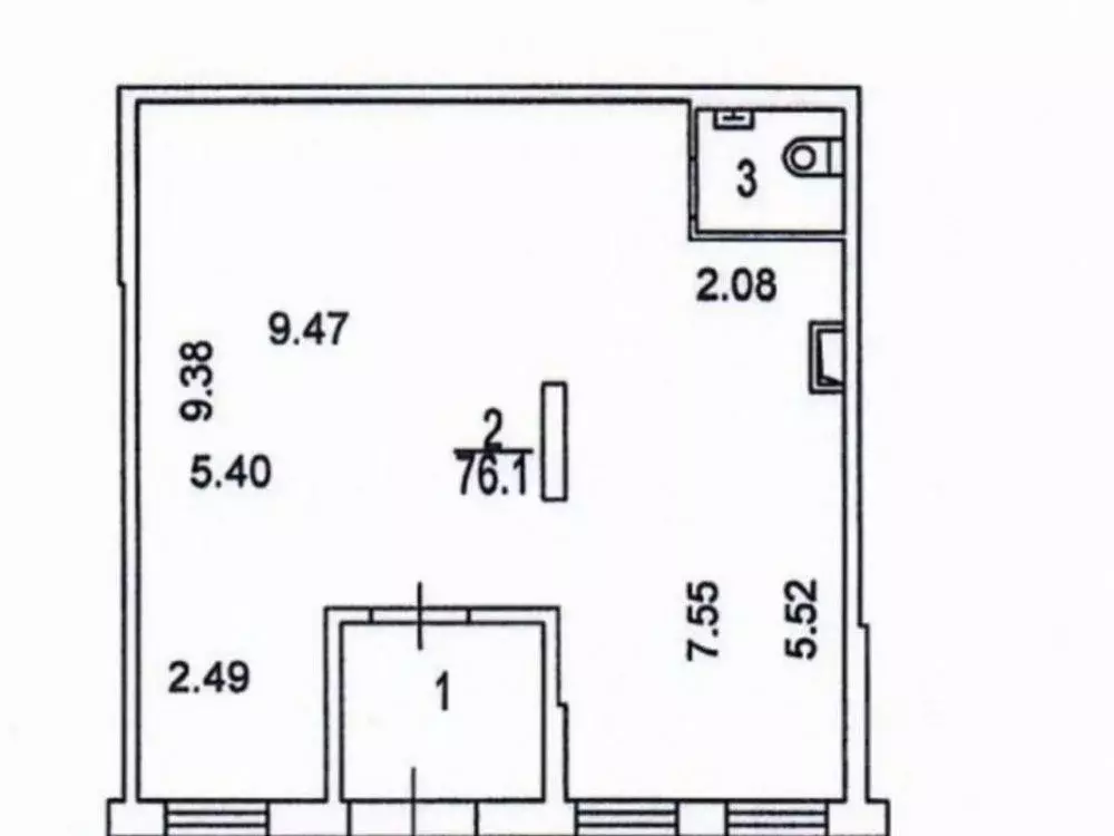 Торговая площадь в Москва Садовническая ул., 80 (86 м) - Фото 2
