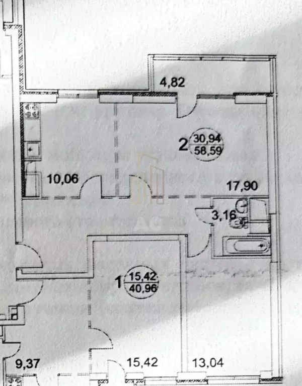 2-к кв. Московская область, Реутов Носовихинское ш., 43 (60.0 м) - Фото 2