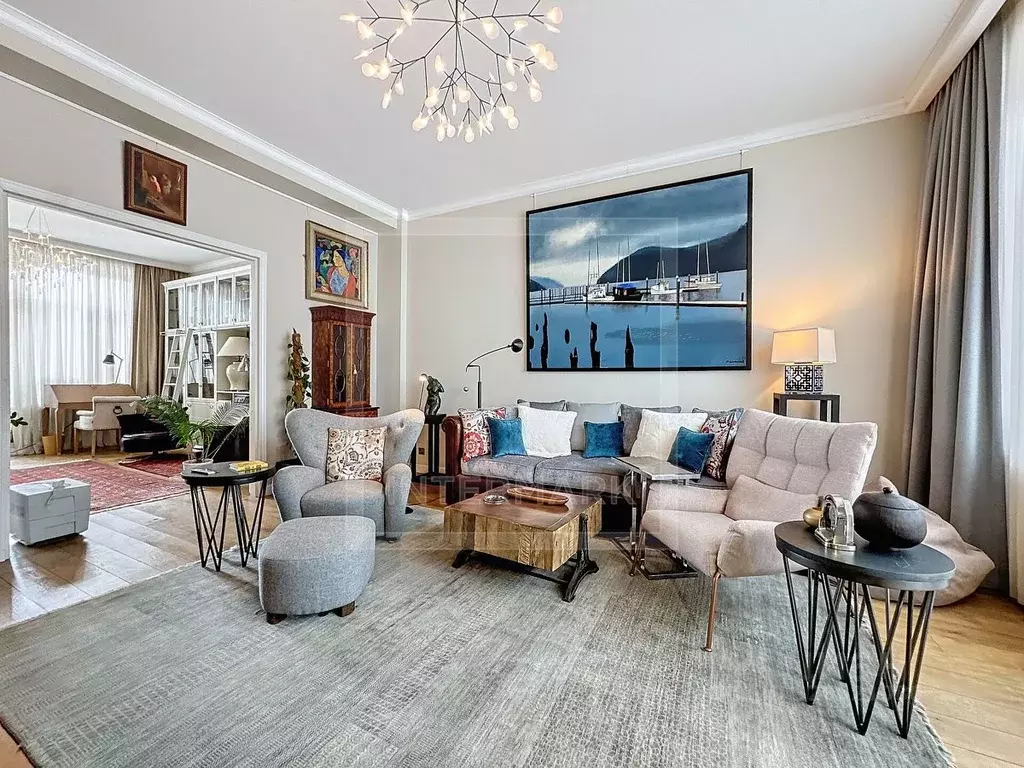 4-к кв. Москва ул. Серафимовича, 2 (133.0 м) - Фото 1