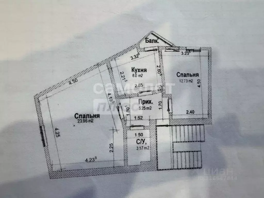 2-к кв. Дагестан, Дербент ул. Сальмана, 53 (53.1 м) - Фото 2