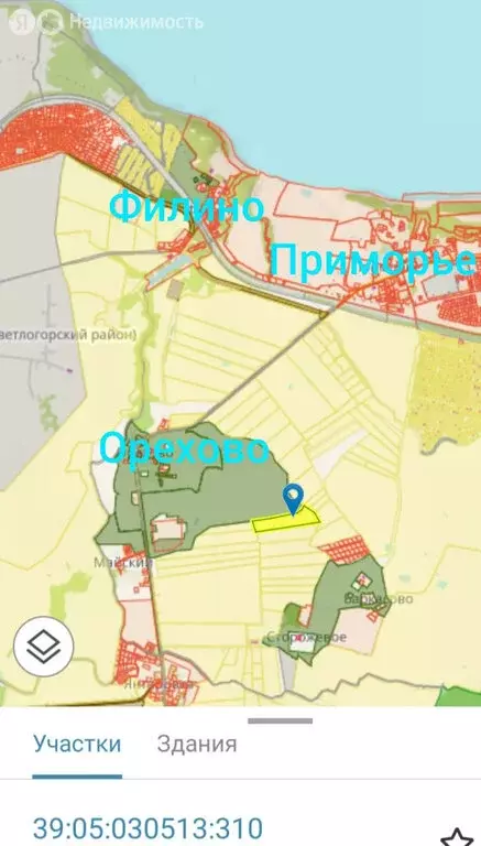 Участок в Калининградская область, Зеленоградский муниципальный округ, ... - Фото 1