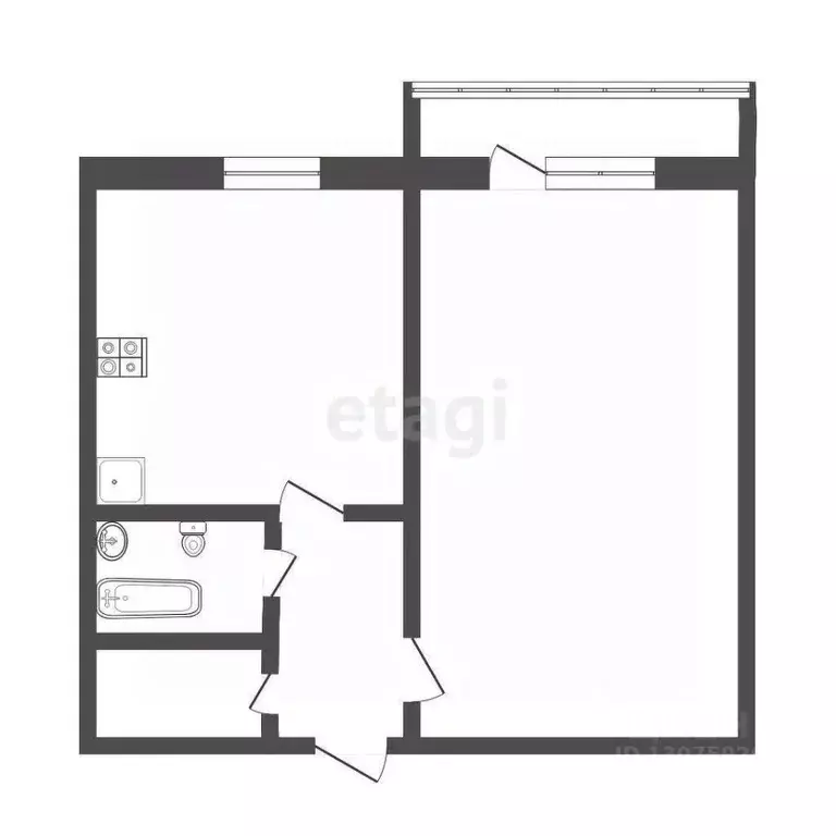 1-к кв. Ярославская область, Ярославль ул. Панина, 3К4 (43.6 м) - Фото 2