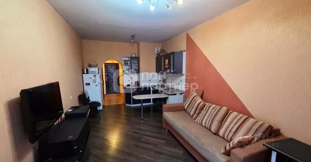 Студия Санкт-Петербург ул. Крыленко, 43К2 (28.7 м) - Фото 1