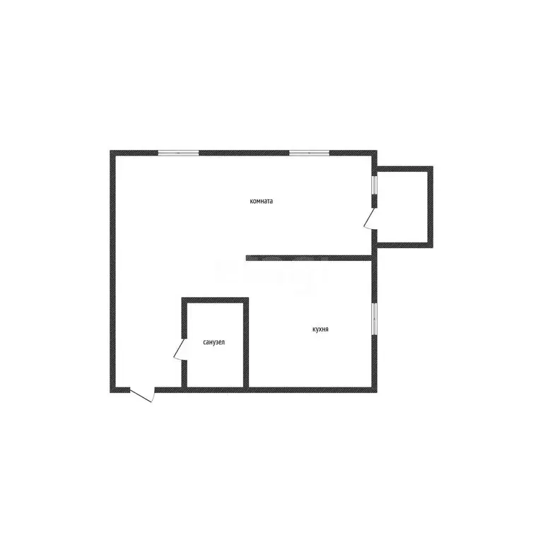 1-комнатная квартира: Бийск, улица Декабристов, 11 (31.7 м) - Фото 0