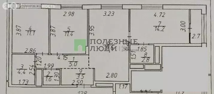 3-комнатная квартира: Ижевск, 9-я Подлесная улица, 11к2 (76.3 м) - Фото 2