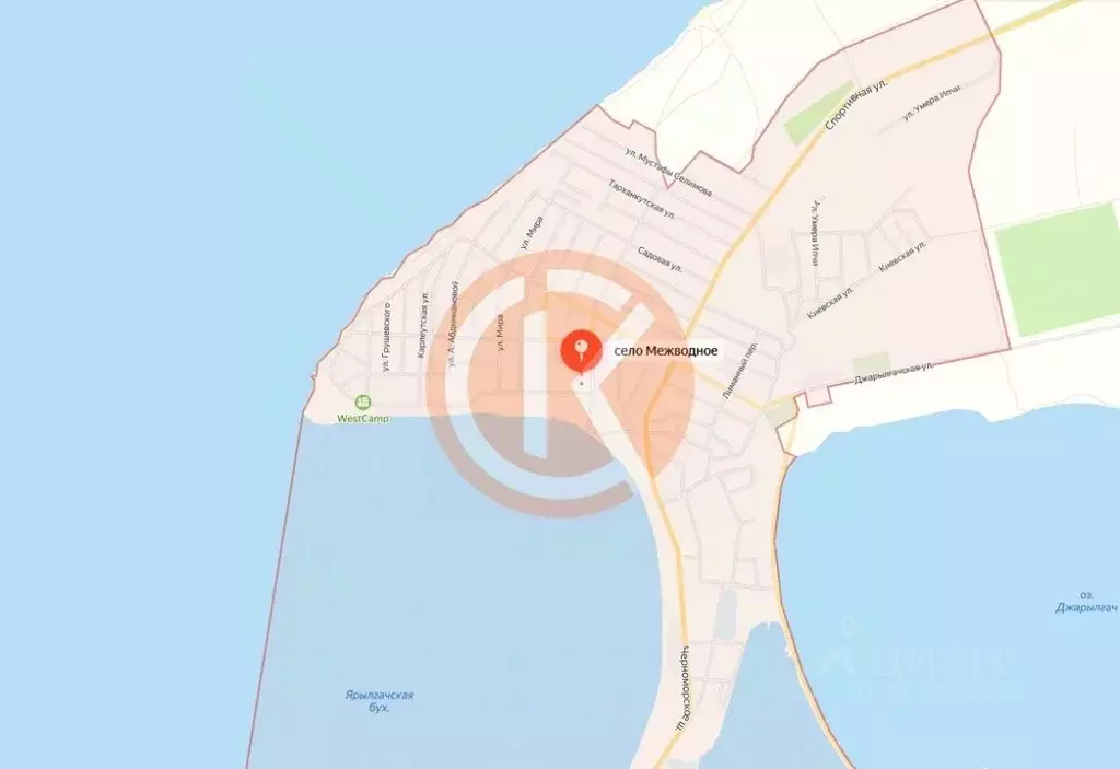 Участок в Крым, Черноморский район, с. Межводное пл. Центральная (10.0 ... - Фото 0