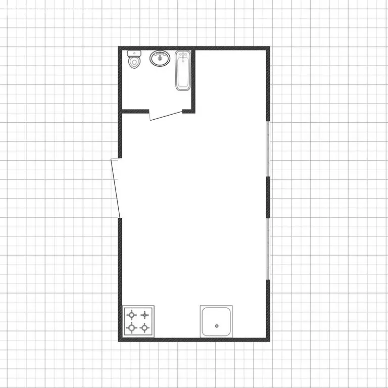 Квартира-студия: Барнаул, улица Сизова, 26 (15 м) - Фото 1