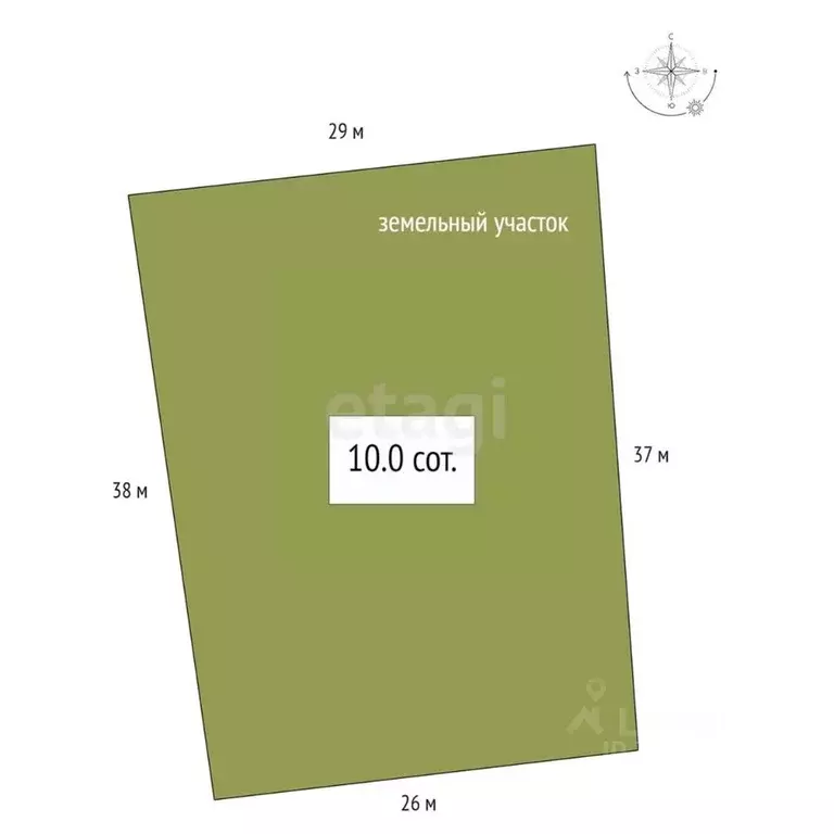 Участок в Алтай, Майминский район, Поселок филиал  (10.0 сот.) - Фото 2