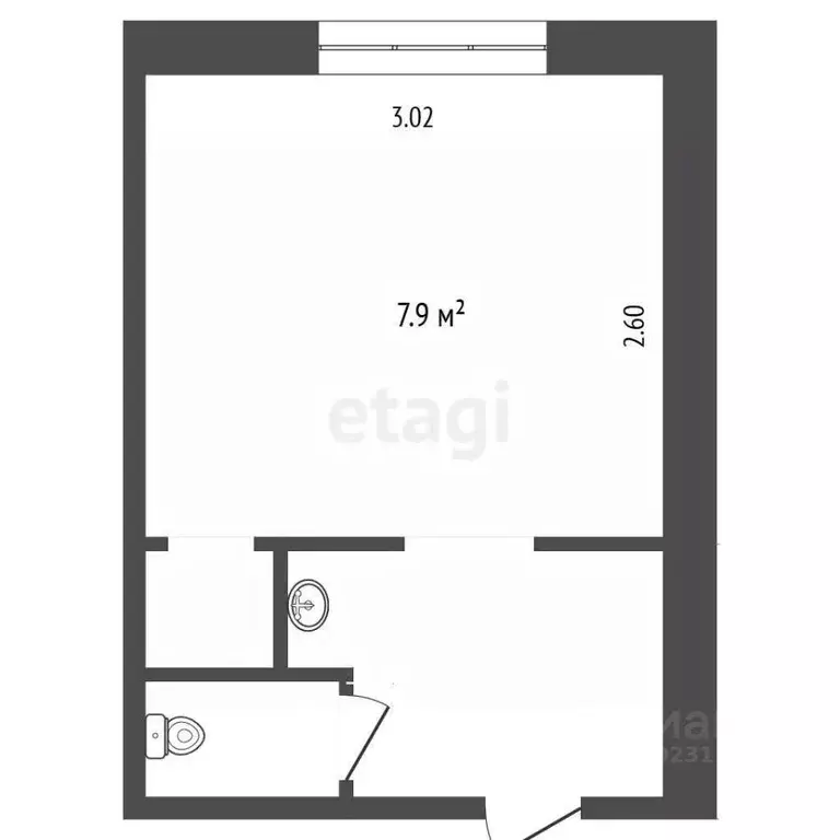 Комната Пермский край, Пермь ул. Космонавта Беляева, 33 (12.4 м) - Фото 2