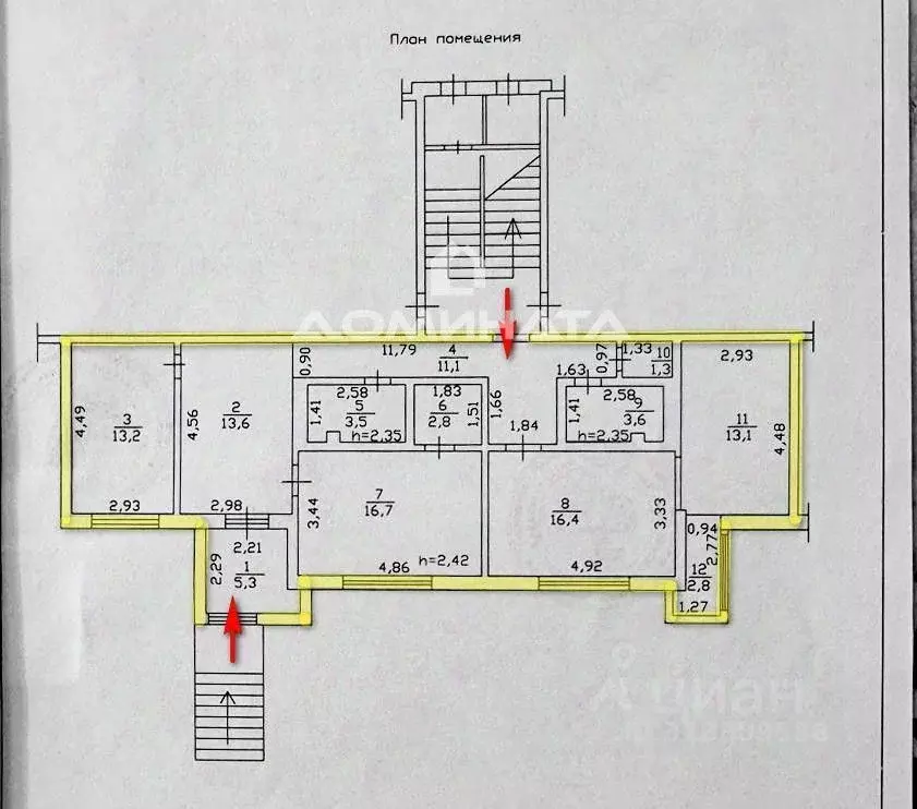 Офис в Ленинградская область, Лодейное поле ул. Набережная, 7 (103 м) - Фото 2