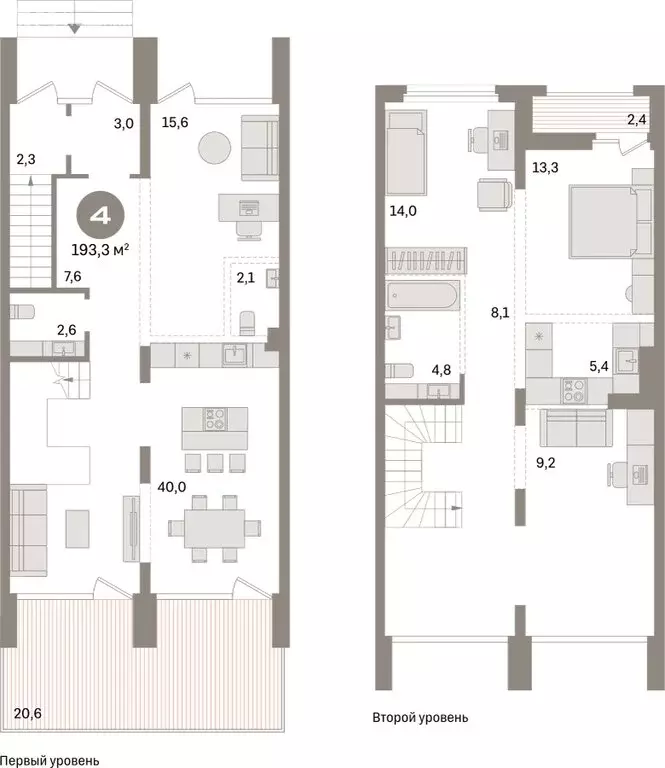 4-комнатная квартира: Екатеринбург, улица Шаумяна, 28 (193.3 м) - Фото 1