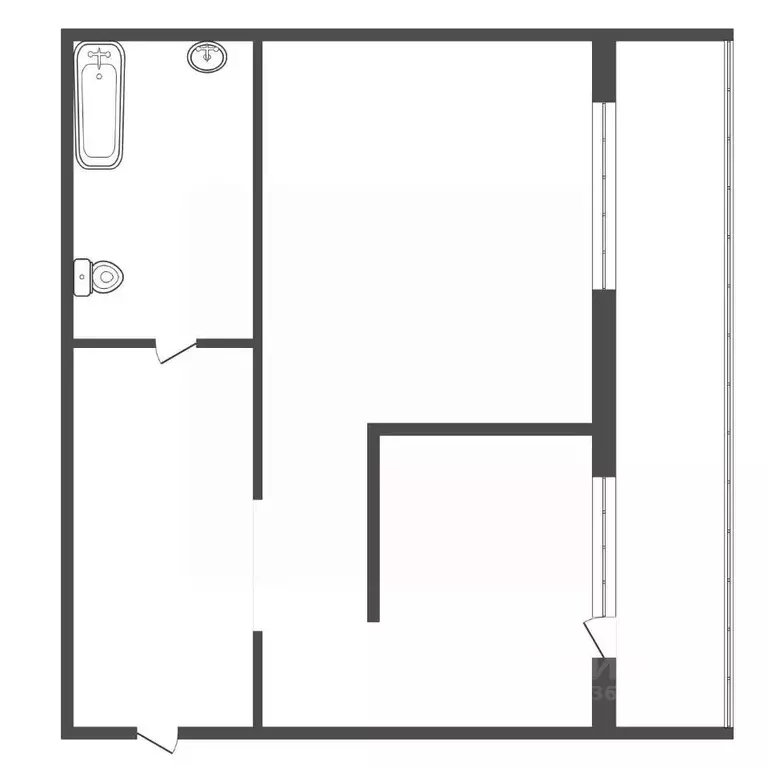 1-к кв. Иркутская область, Иркутск ул. Баррикад, 62/11 (35.0 м) - Фото 2